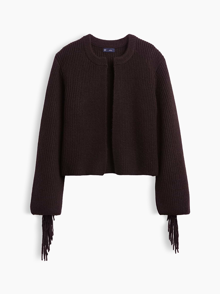 Image 5 de 5, Cardigan décontracté à franges
