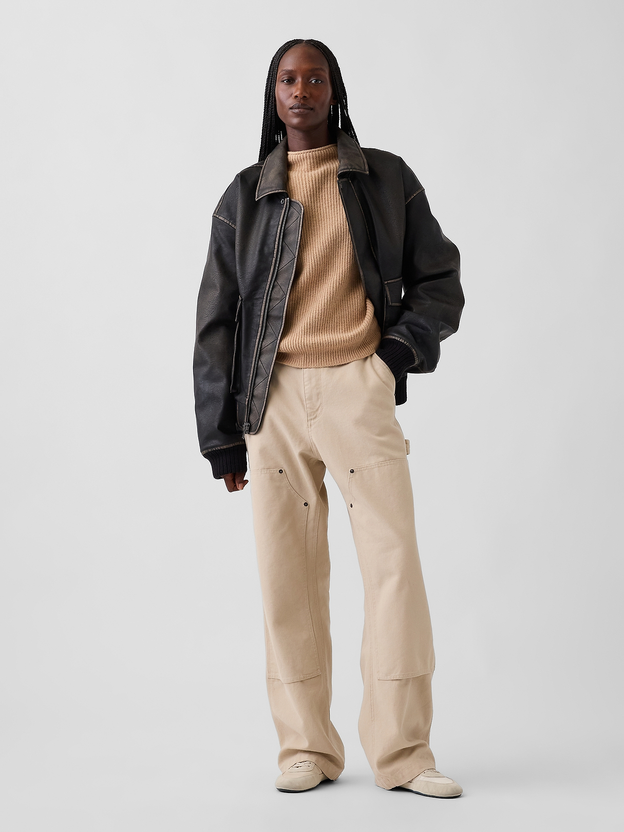 CashSoft Oversized Rollneck Sweater | Gap