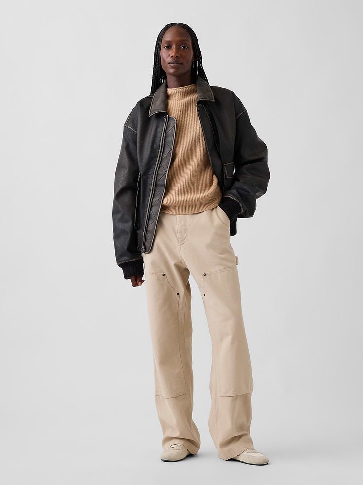 Image 2 of 5, CashSoft Oversized Rollneck Sweater