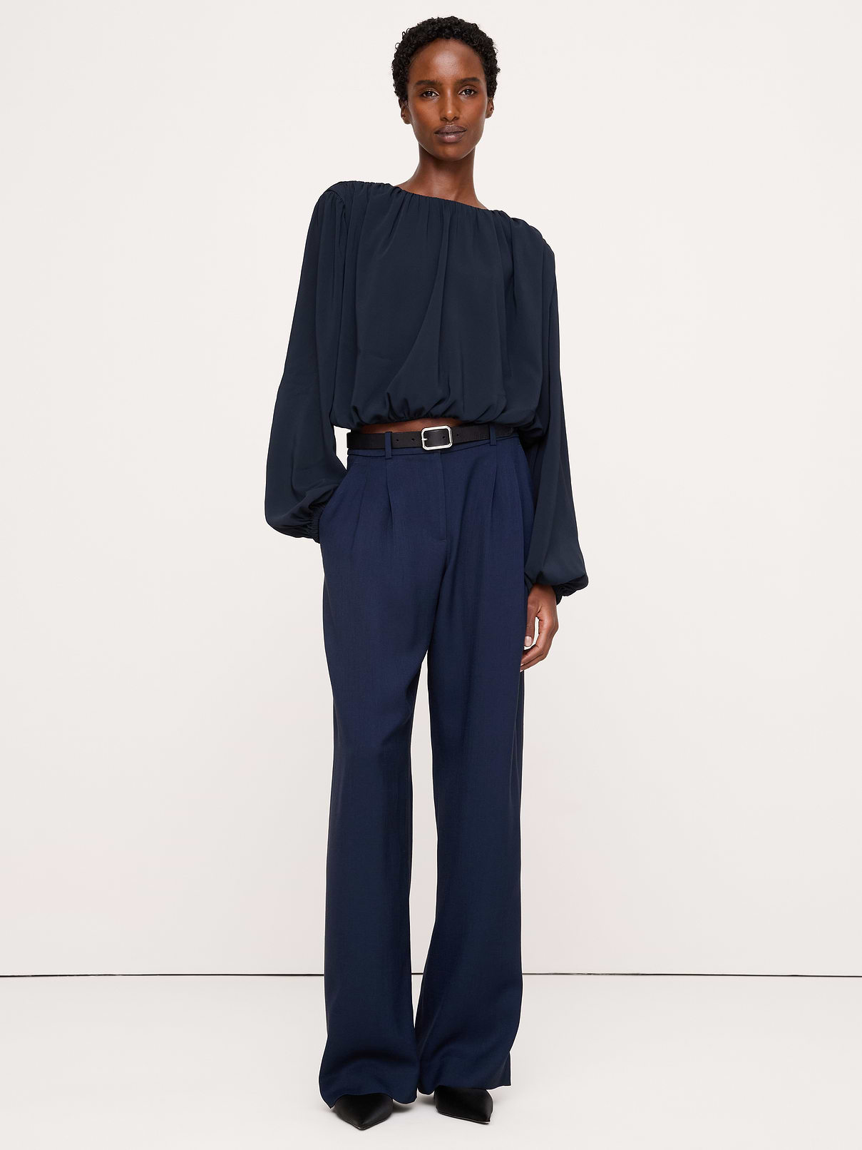 Georgette Cropped Top