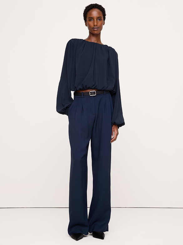 Georgette Cropped Top