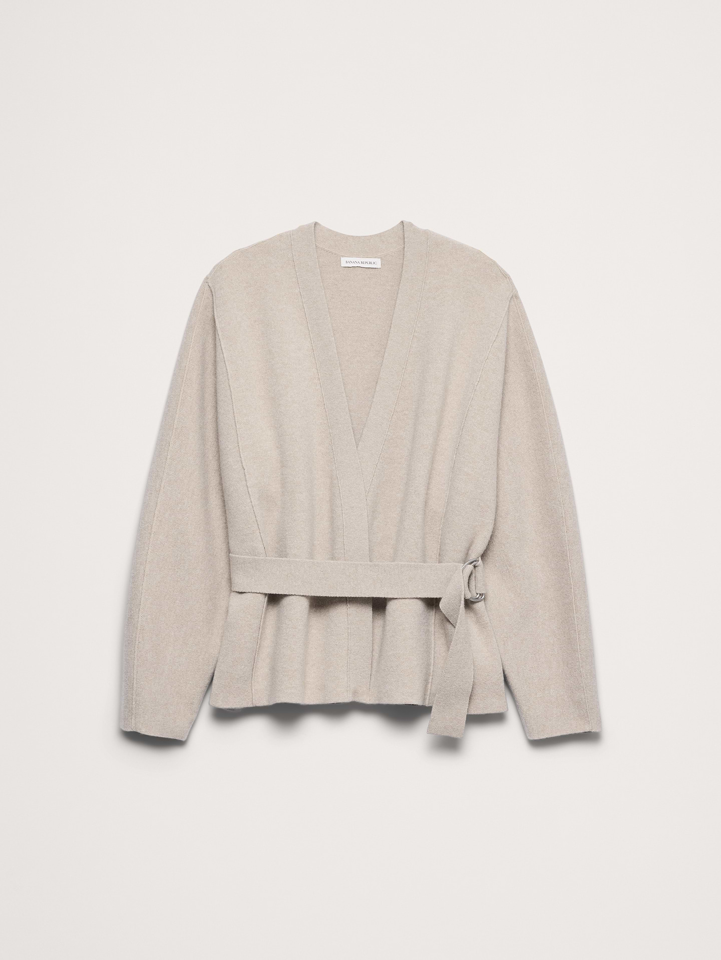 Image 5 de 6, Cardigan à ceinture en laine feutrée