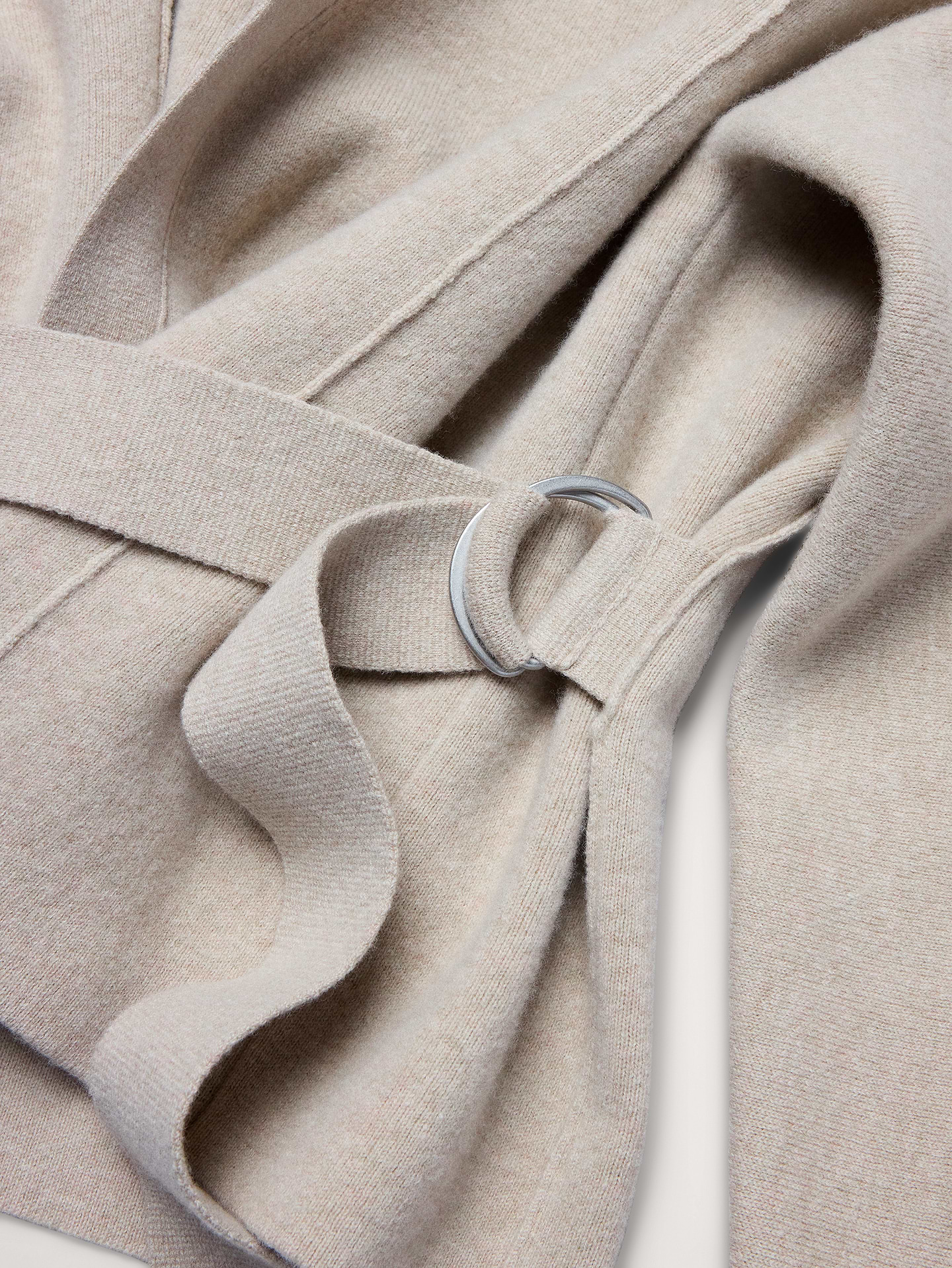 Image 6 de 6, Cardigan à ceinture en laine feutrée