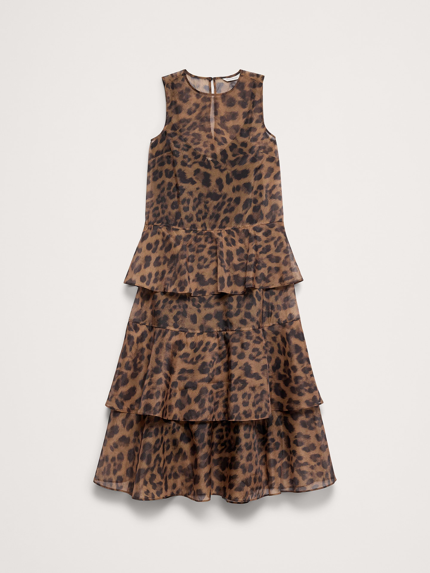 Image 5 de 8, Robe longue étagée en organza