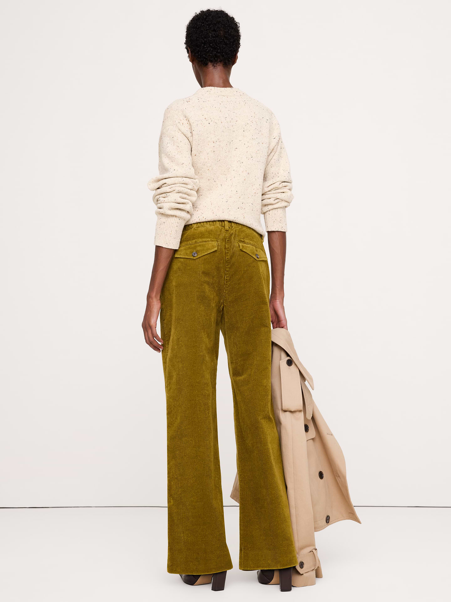 Image 3 of 8, The Everyday Wide-Leg Pant in Corduroy
