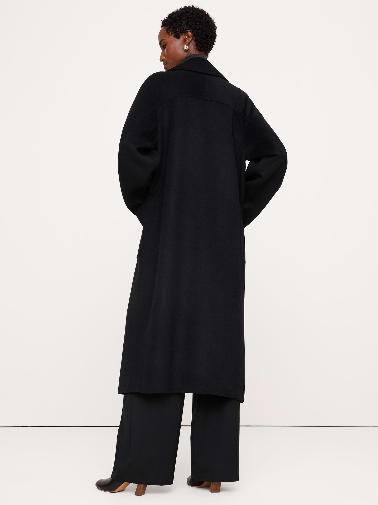 Image 2 de 8, Manteau en tissu double face