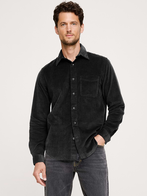 Standard-Fit Lightweight Corduroy Shirt