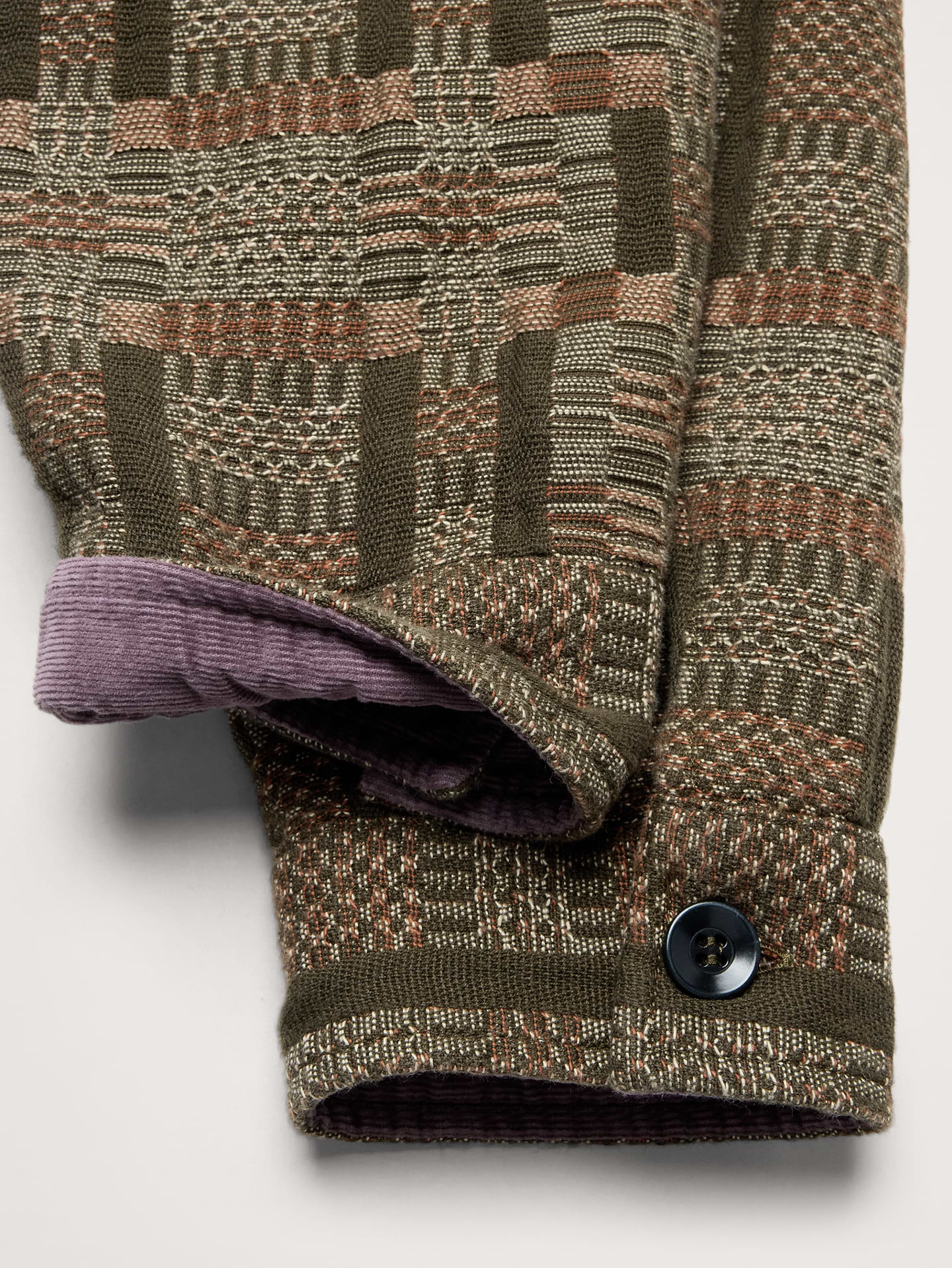Image 6 of 7, Relaxed-Fit Cotton Jacquard Overshirt