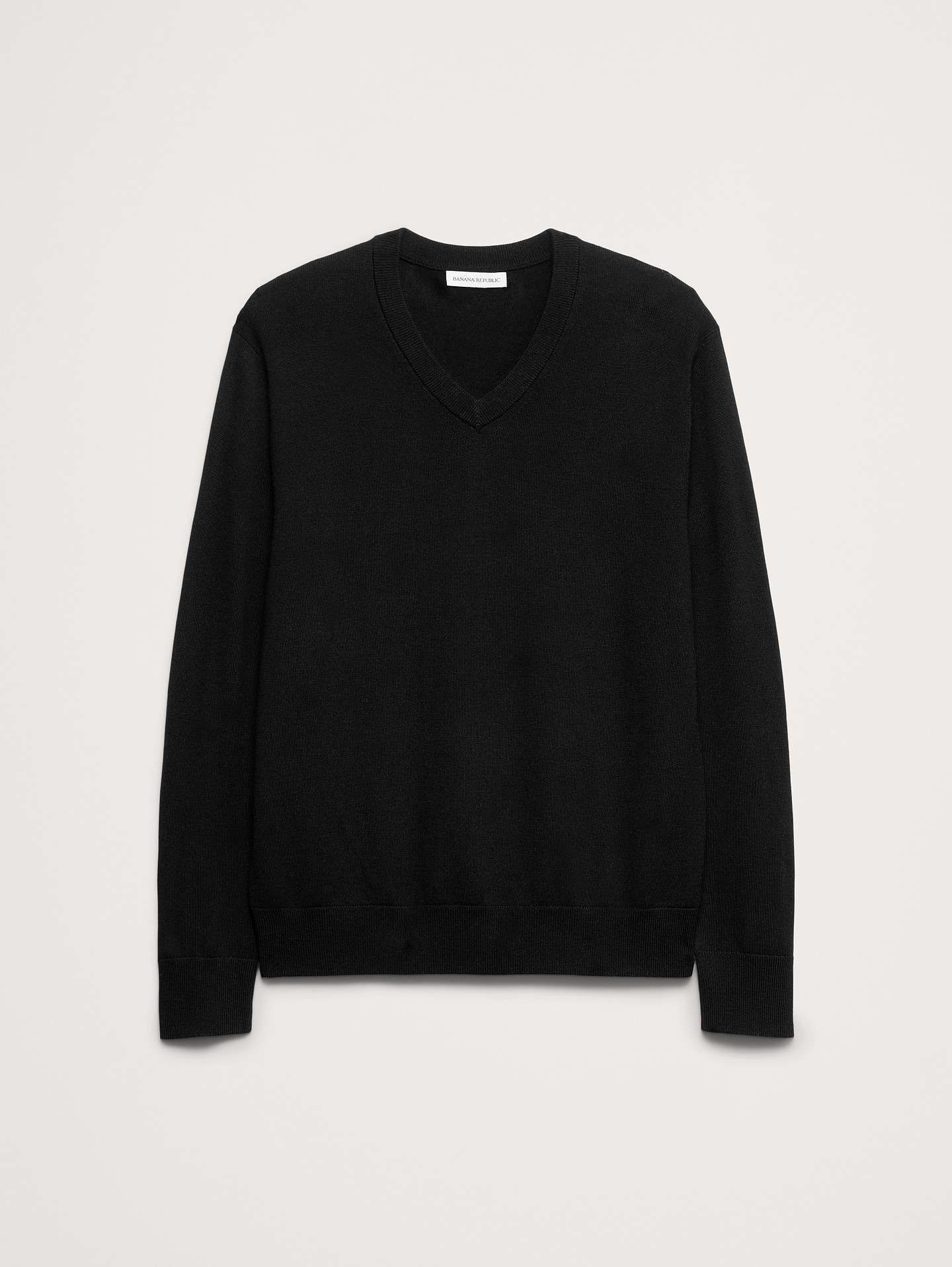 Image 5 of 6, Merino V-Neck Sweater