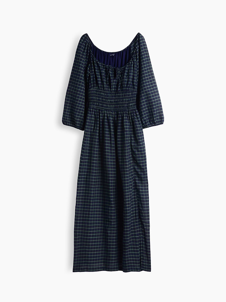 Image 5 of 5, Voile Smocked-Waist Maxi Dress