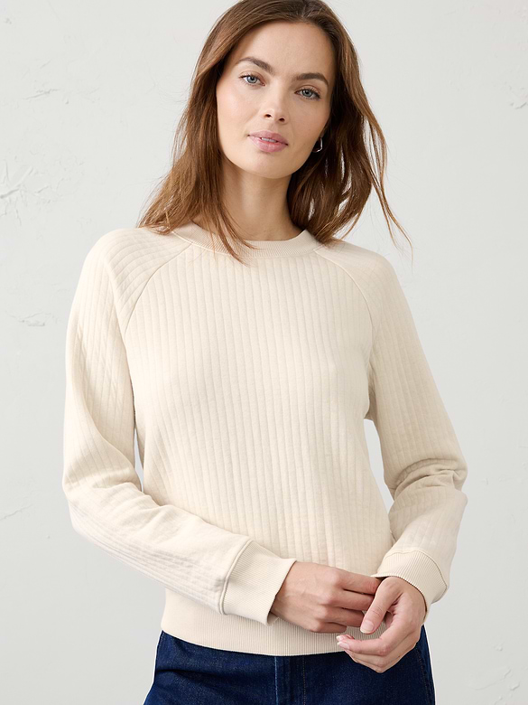 Quilted Sweatshirt