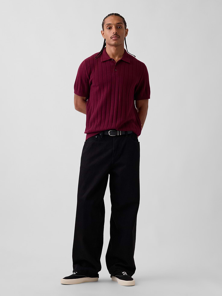 Image 2 of 5, Polo Sweater Shirt