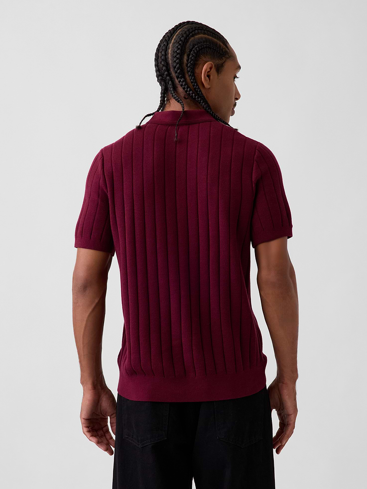 Image 3 of 5, Polo Sweater Shirt