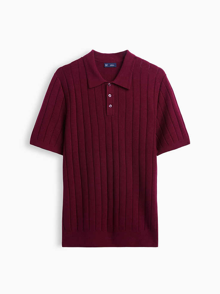 Image 5 of 5, Polo Sweater Shirt