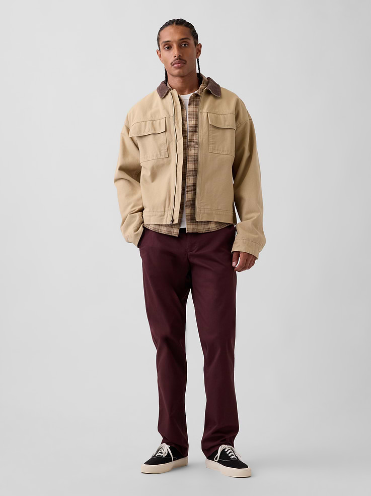 Image 5 of 7, Modern Straight Khakis