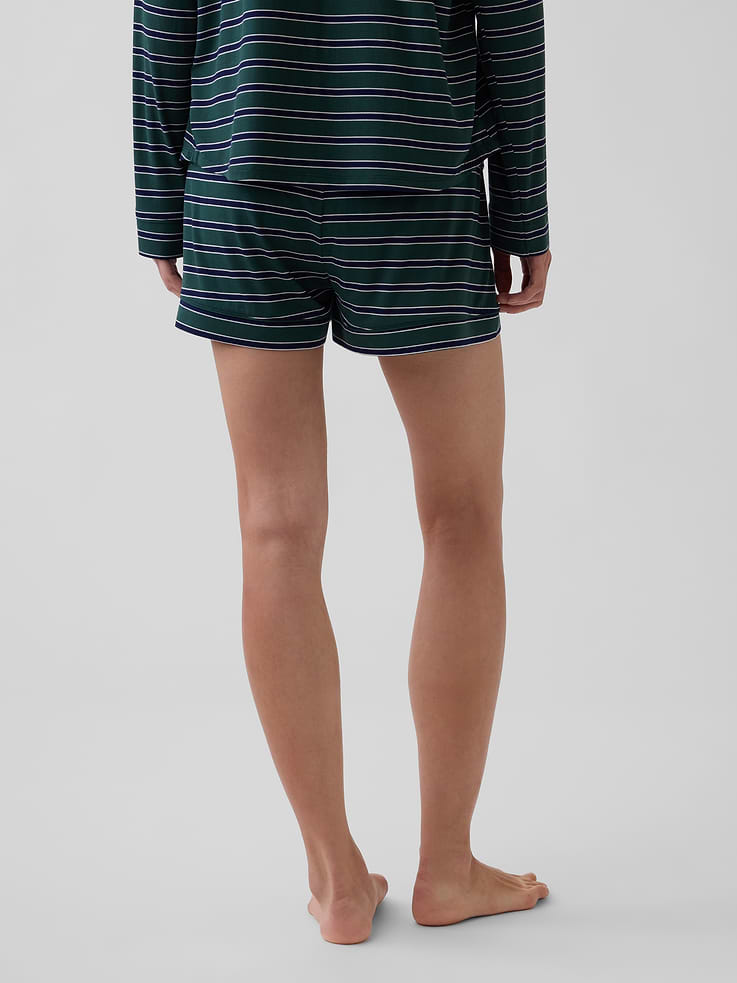 Image 4 of 6, SoftMade Modal PJ Shorts