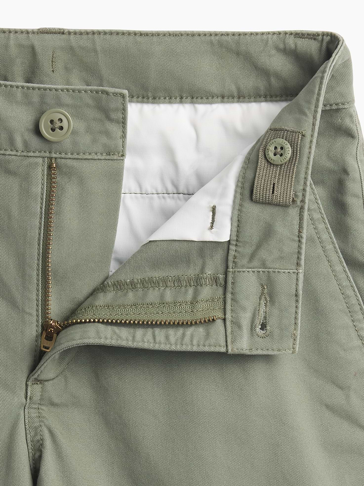 Image 3 of 3, Kids Uniform Stretch Relaxed Khaki Shorts