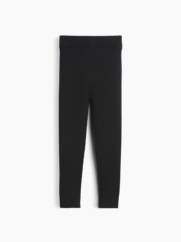 Image 2 of 3, Baby & Toddler CashSoft Rib Sweater Leggings