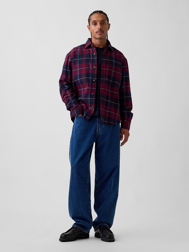 Image 2 de 5, Chemise décontractée en flanelle