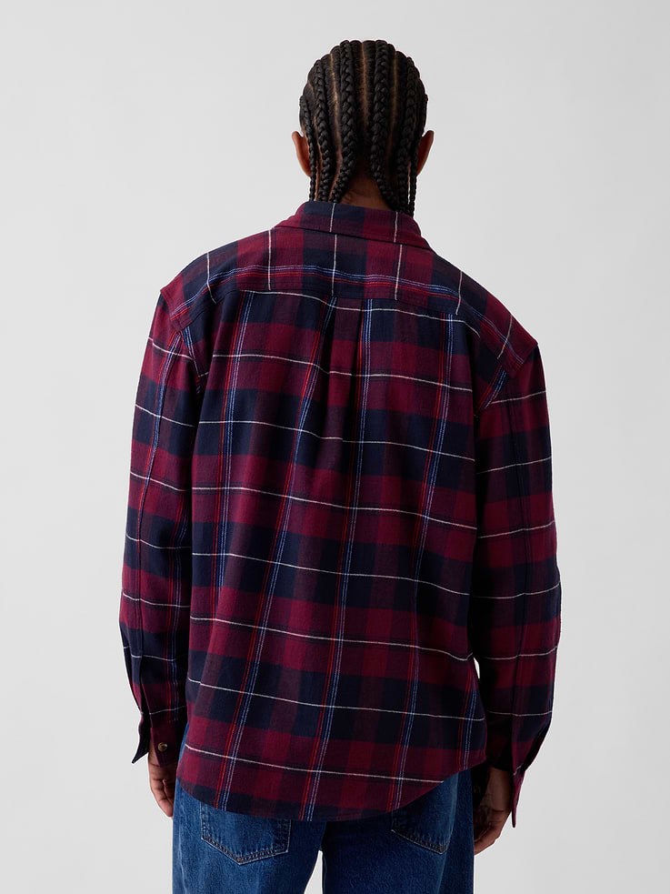 Image 3 de 5, Chemise décontractée en flanelle