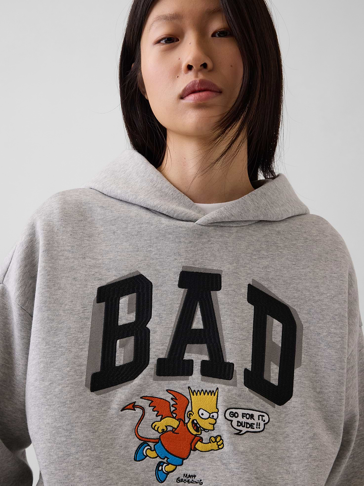 Image 5 of 9, Adult The Simpsons VintageSoft Hoodie