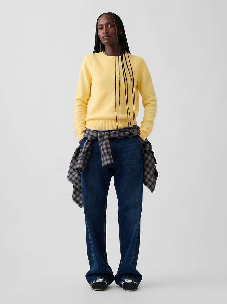 Image 2 of 5, CashSoft Crew Sweater