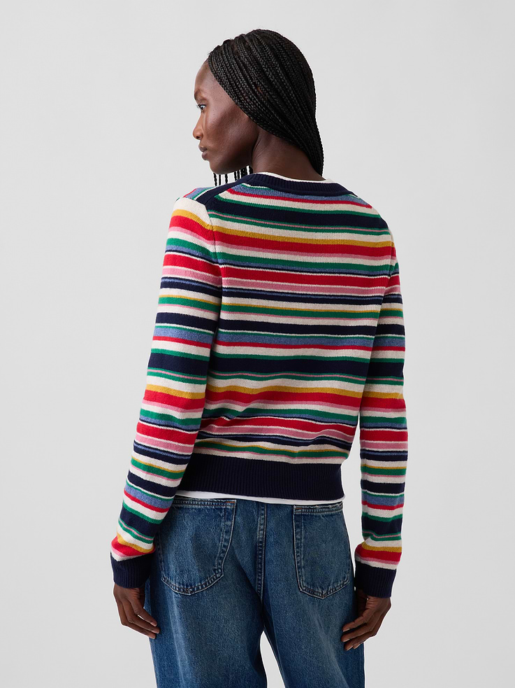 Image 3 of 5, CashSoft Crew Sweater