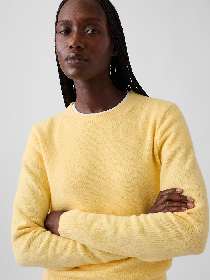 Image 4 of 5, CashSoft Crew Sweater