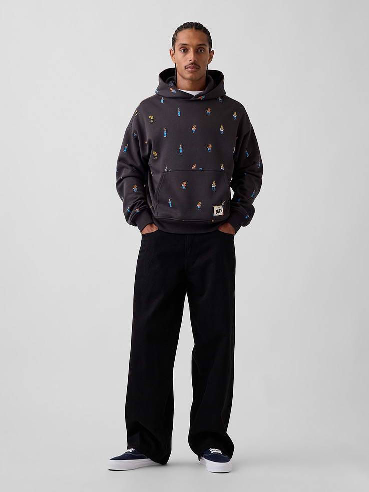 Image 3 of 8, Adult The Simpsons VintageSoft Hoodie