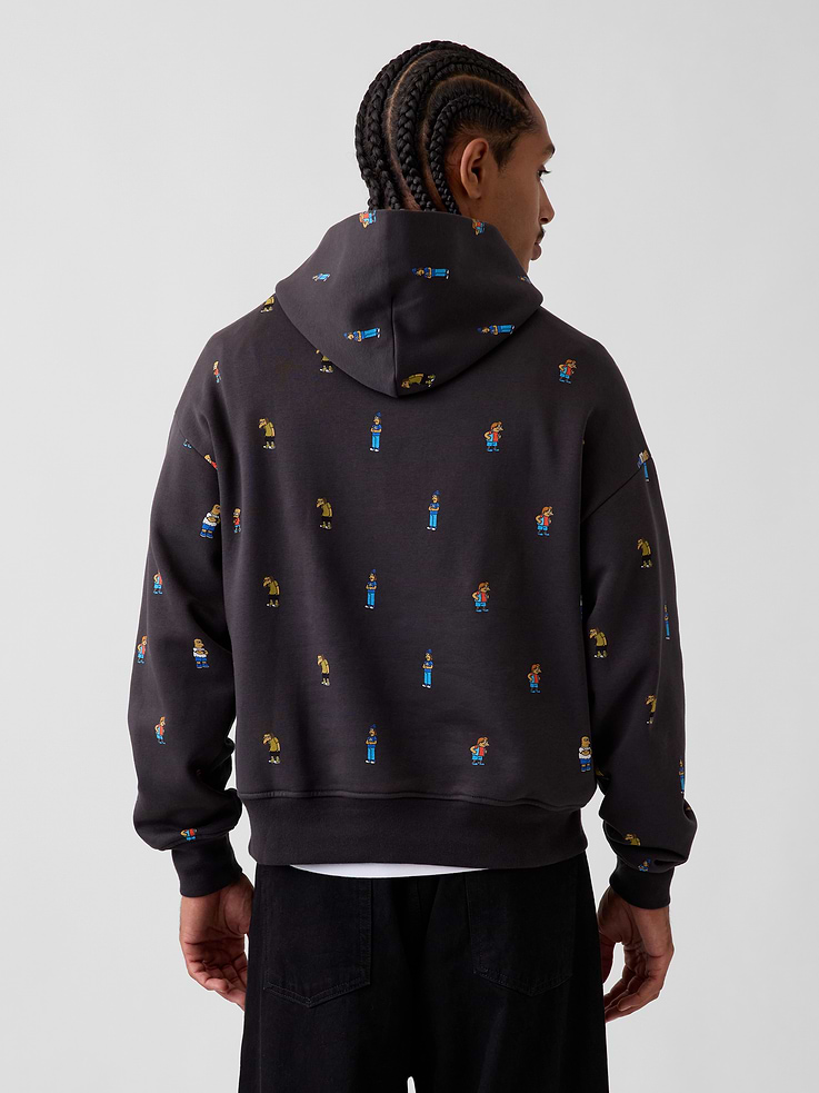 Image 2 of 8, Adult The Simpsons VintageSoft Hoodie