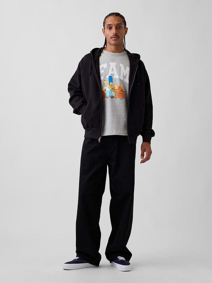 Image 3 of 8, Adult The Simpsons Graphic T-Shirt