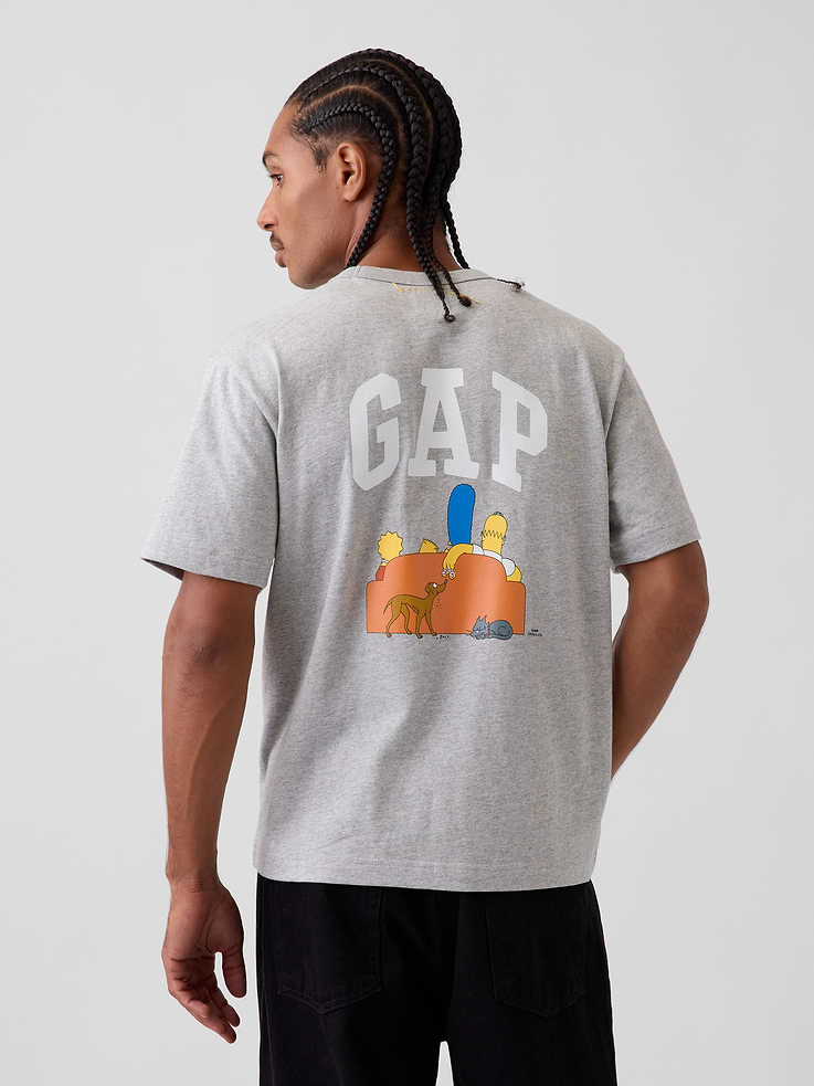 Image 2 of 8, Adult The Simpsons Graphic T-Shirt