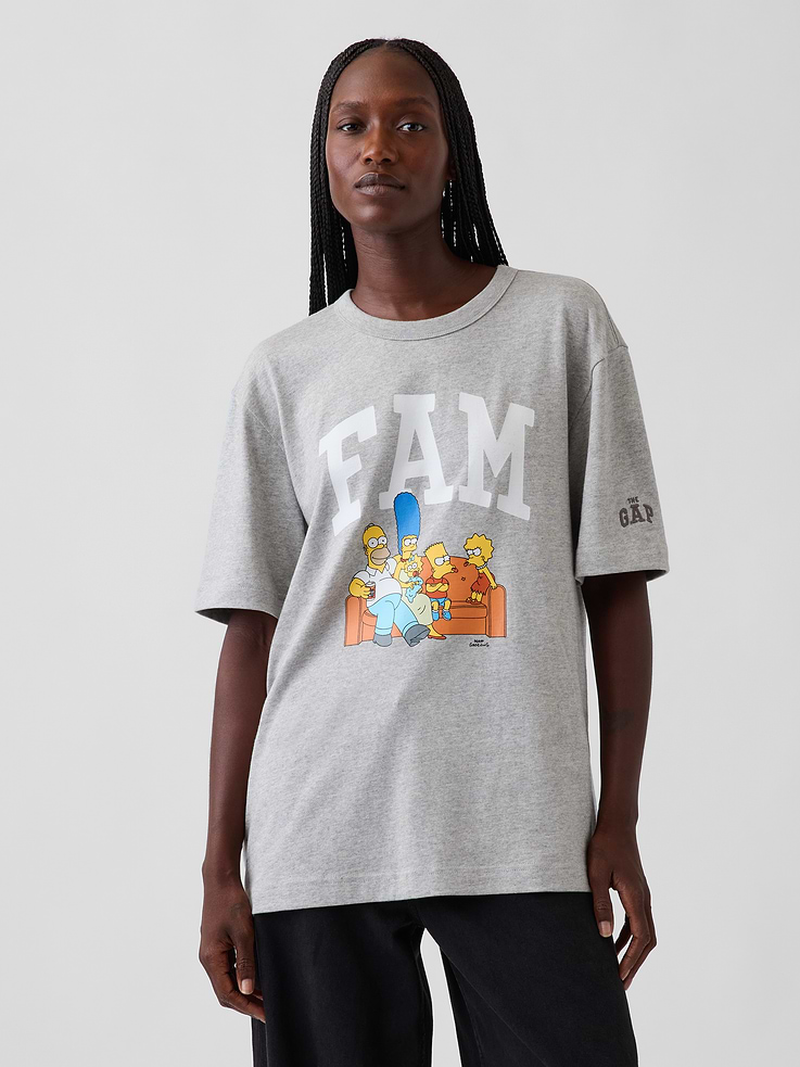 Image 5 of 8, Adult The Simpsons Graphic T-Shirt