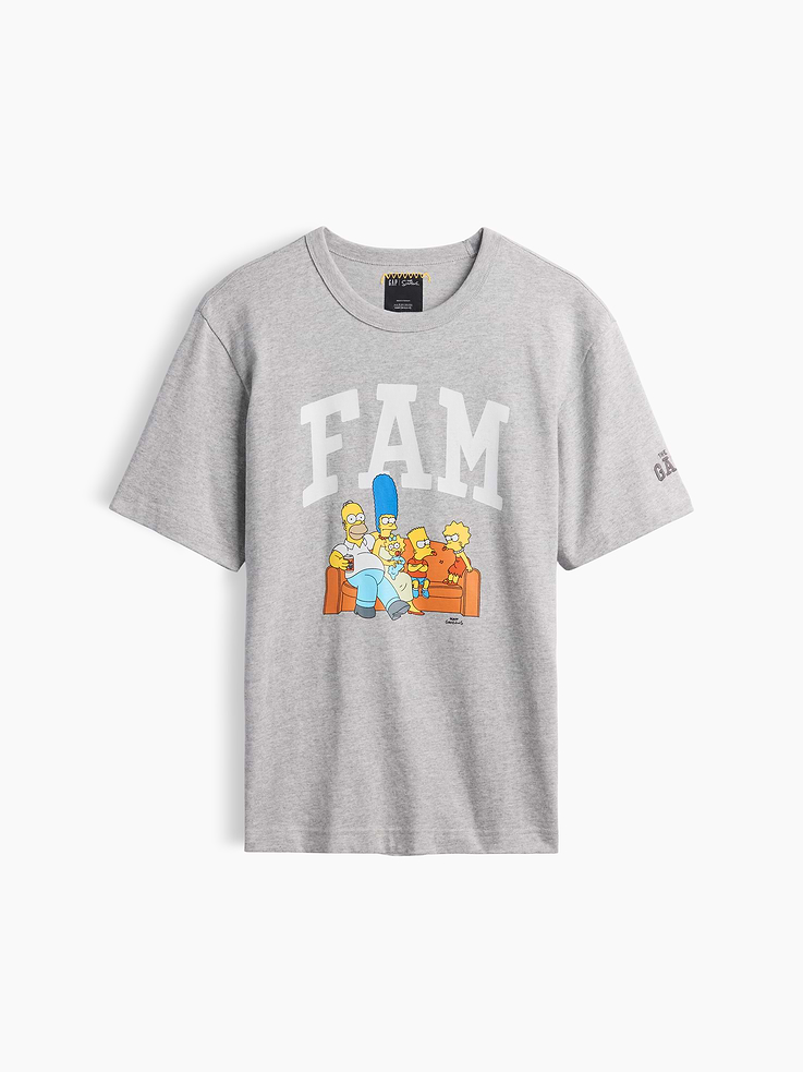 Image 7 of 8, Adult The Simpsons Graphic T-Shirt