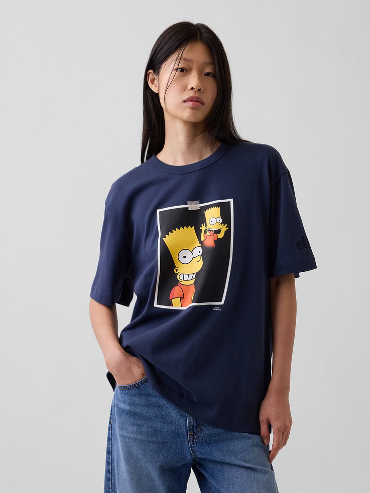 Image 5 of 7, Adult The Simpsons Graphic T-Shirt