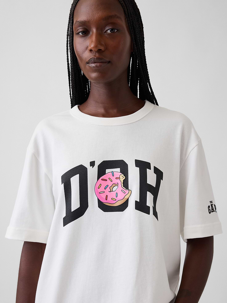Image 5 of 8, Adult The Simpsons Graphic T-Shirt