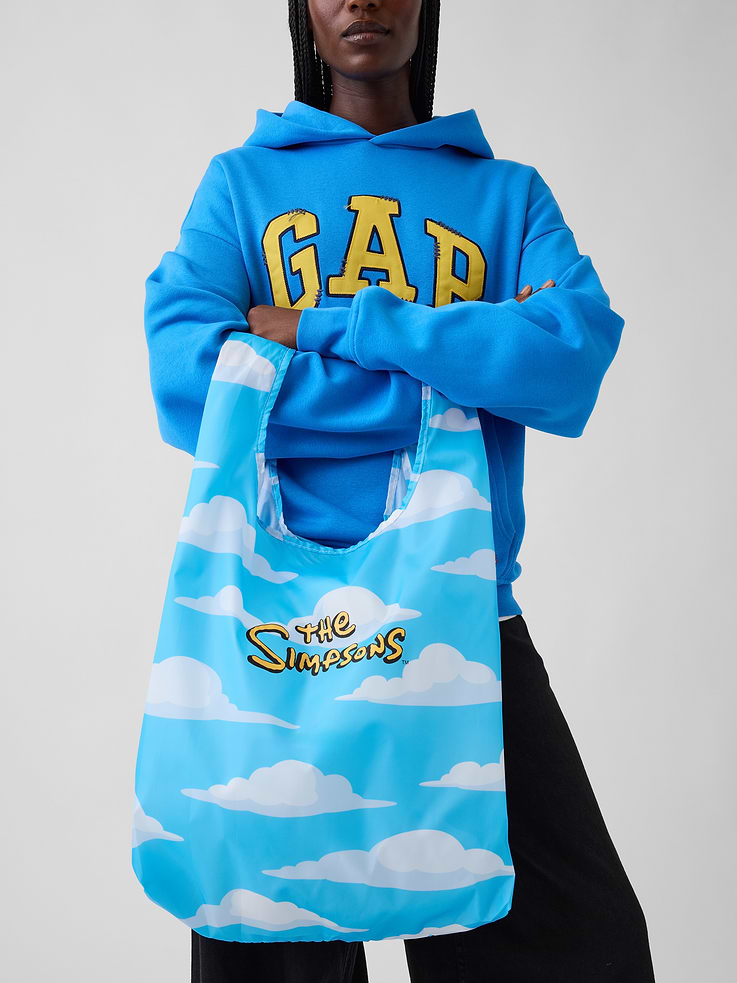 Image 2 of 4, The Simpsons Packable Tote Bag