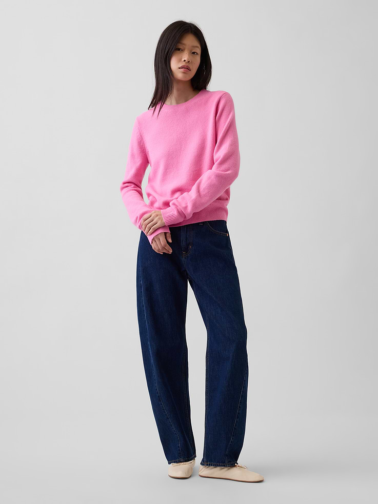 Image 2 of 5, CashSoft Crew Sweater