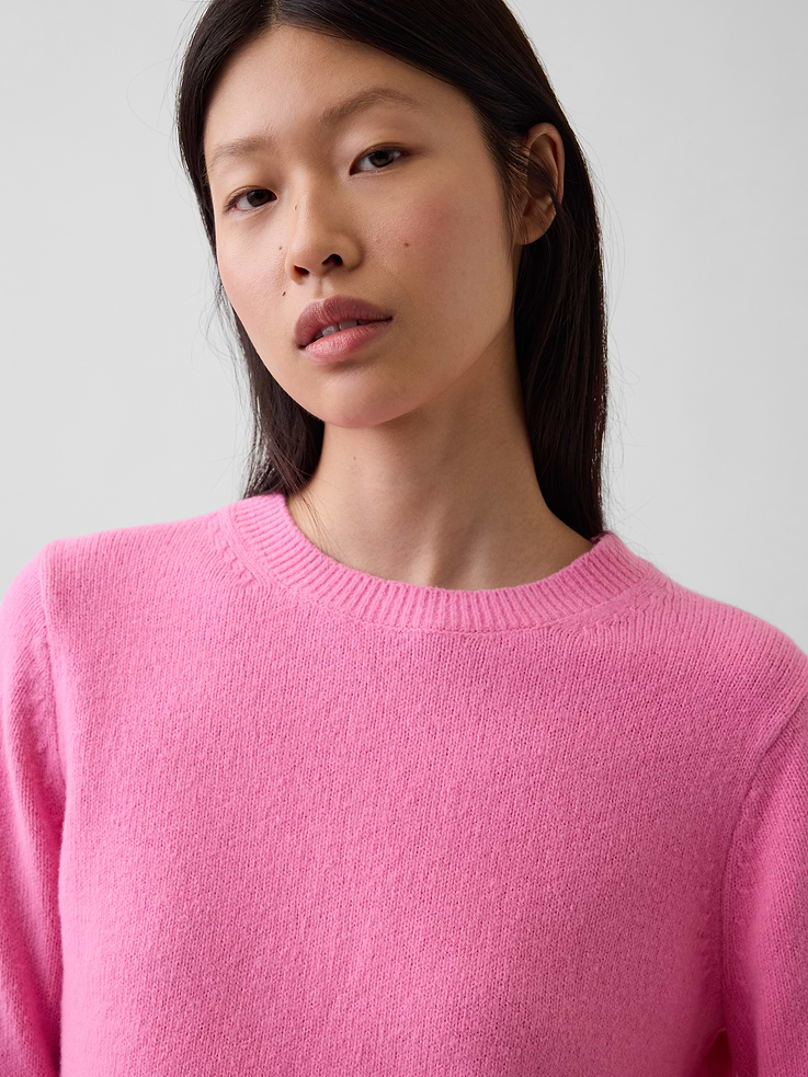 Image 4 of 5, CashSoft Crew Sweater