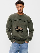 Image 1 of 3, crew neck, long sleeves, rib-knit trim, pullover style, prints varies, Product #1182480