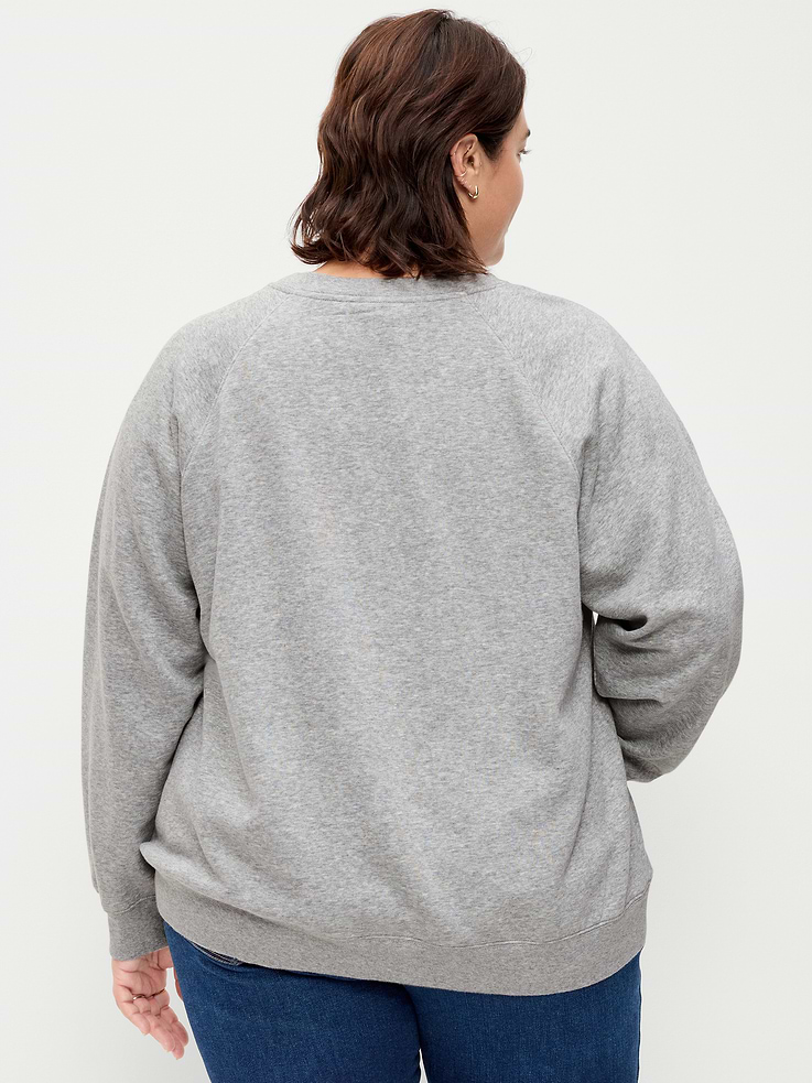 Image 7 of 9, Old Navy x Disney Oversized Raglan Sweatshirt for Women