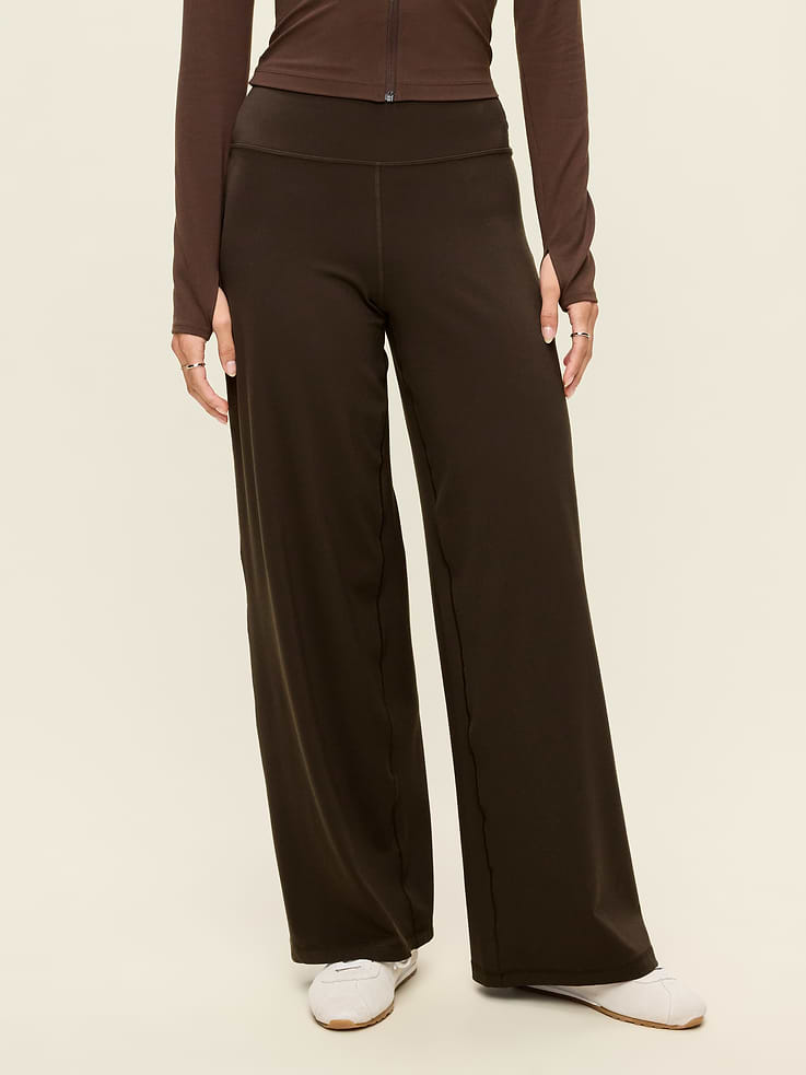 Image 1 of 11, Featuring StudioSmooth. Buttery soft and breathable, with a barely-there feel., high pull-on waistband, interior pocket at back waist, go-dry wicks moisture, breathable, Product #806320