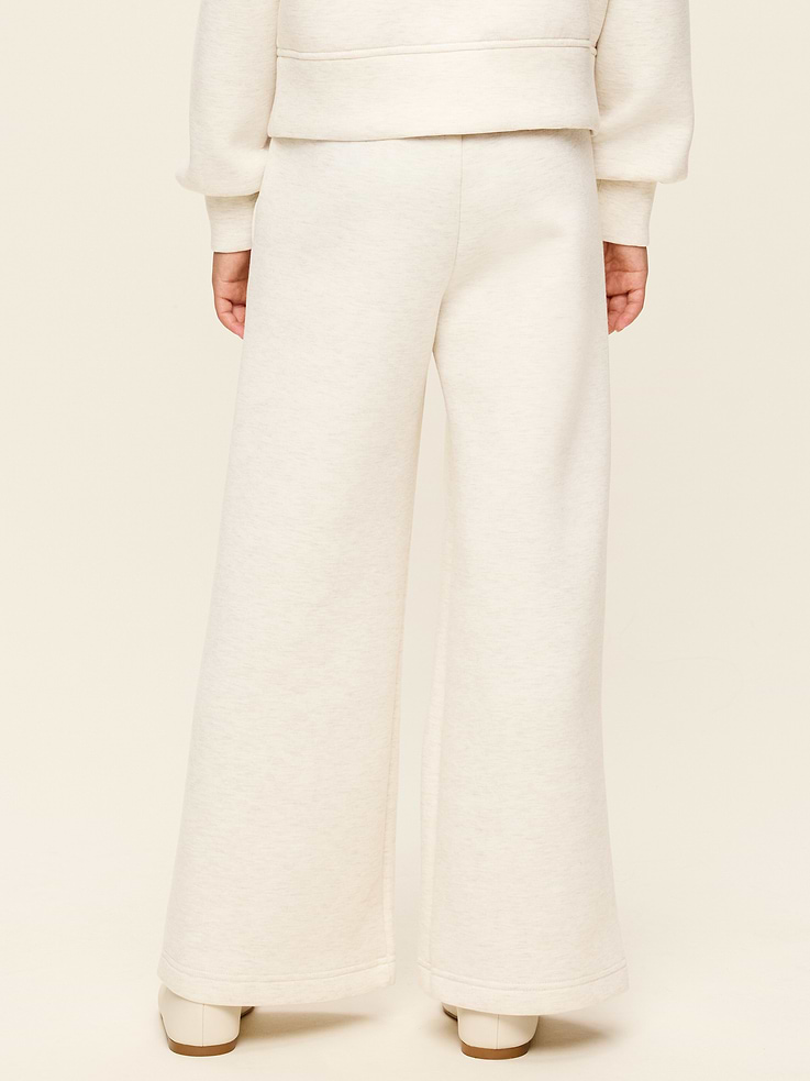 Image 2 of 5, High-Waisted Bounce Fleece Wide-Leg Sweatpants for Girls