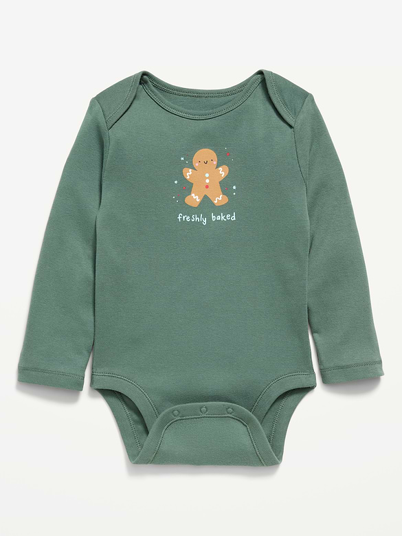 Long-Sleeve Graphic Bodysuit for Baby