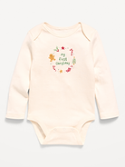 Image 1 of 3, envelope neckline, long sleeves, graphic at front, snaps along inseam, Product #1184677