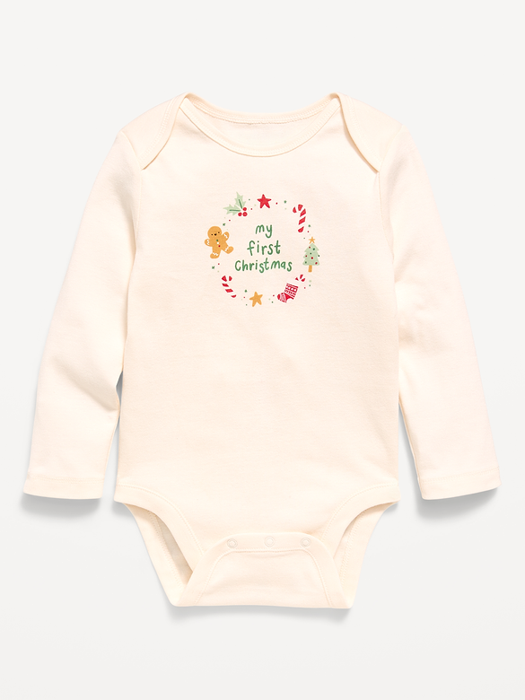 Long-Sleeve Graphic Bodysuit for Baby