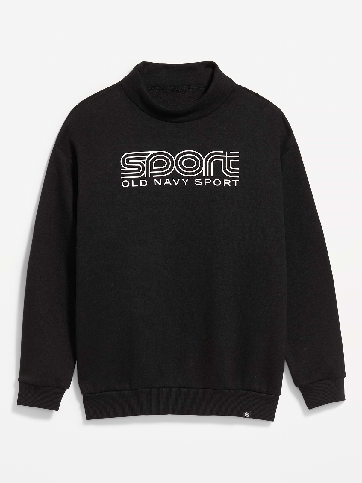Image 2 of 3, Baseline Fleece Mock-Neck Sweater
