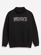 Image 2 of 3, Baseline Fleece Mock-Neck Sweater