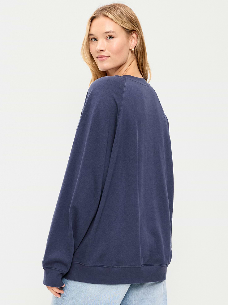 Image 5 of 9, Old Navy x Disney Minnie Mouse Oversized Raglan Sweatshirt for Women