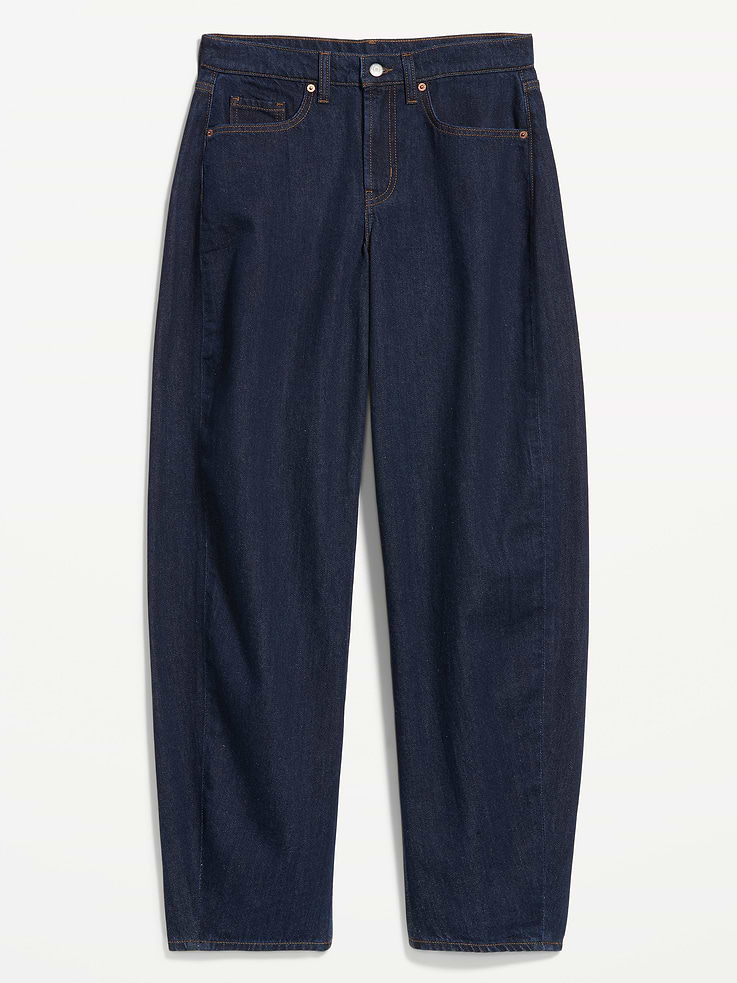 Image 8 of 8, The Arc Mid-Rise Barrel Jeans